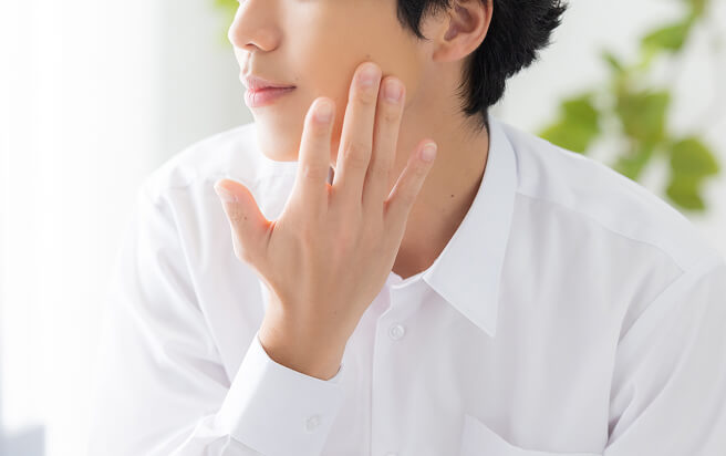 写真：第一印象は肌で変わる